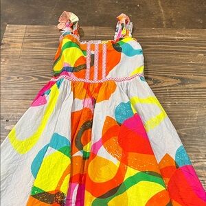 Sonny Side Up Colorful Kids Dress